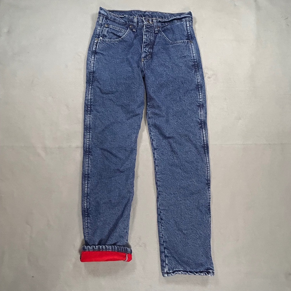 Wrangler Rugged Wear Men 30x32 Insulated Jeans 1033213SW Straight Thinsulate